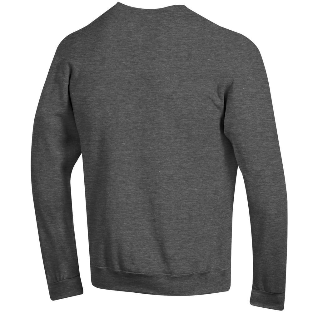  Harvard Crimson Champion Arch Over Logo Pullover Sweatshirt - Heather Charcoal